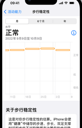 巫溪iPhone手机维修如何在iPhone开启'步行稳定性通知'