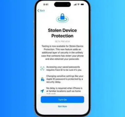巫溪苹果授权维修店分享被盗设备保护功能开启方法