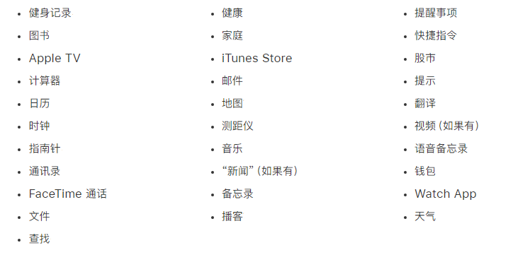 巫溪苹果手机维修分享iPhone 14系列机型可以卸载哪些自带的App? 