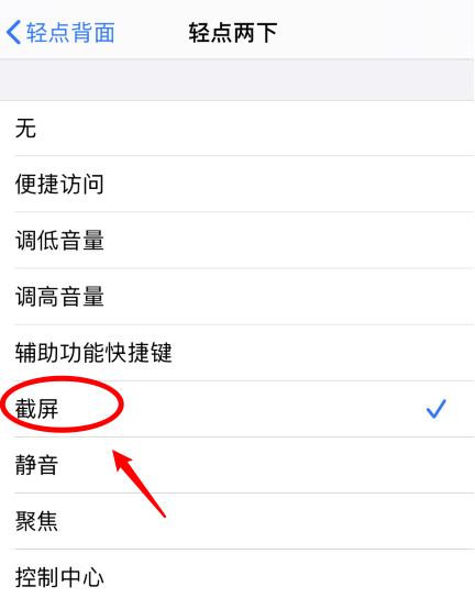 巫溪苹果手机维修分享iPhone12如何启用双击截屏 